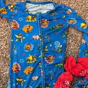 Posh peanut 3t Toy Story zipper footie